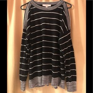 The Loft Cold shoulder NWT NBW sweater